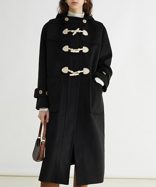 ダッフルコート コート フード ダッフルロングコート FC19W140「Fano