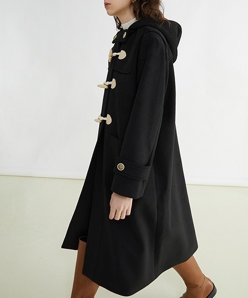 ダッフルコート コート フード ダッフルロングコート FC19W140「Fano