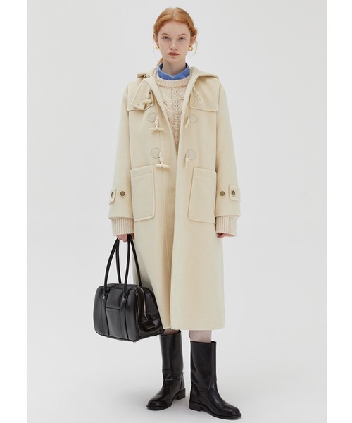 ダッフルコート コート フード ダッフルロングコート FC19W140「Fano