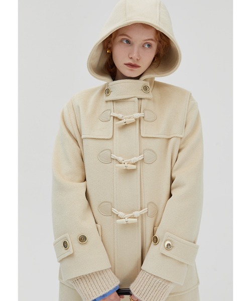 ダッフルコート コート フード ダッフルロングコート FC19W140「Fano