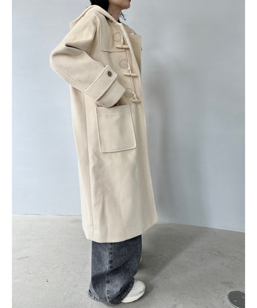 ダッフルコート コート フード ダッフルロングコート FC19W140「Fano