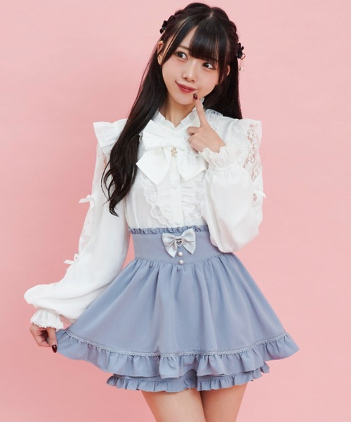 Secret Honey（シークレットハニー） スカート 裾ダブルフリルスカパン