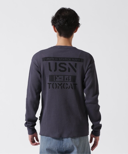 AVIREX（アヴィレックス） tシャツ MINI WAFFLE T-SHIRT / ミニ