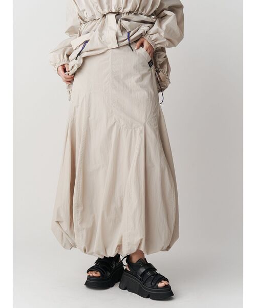 UN3D.（アンスリード） スカート LIGHT IRREGULAR BALLOON SK / ライト