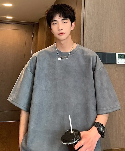 B.R.U tシャツ 「ヴィンテージライク」ピグメント加工半袖Tシャツ