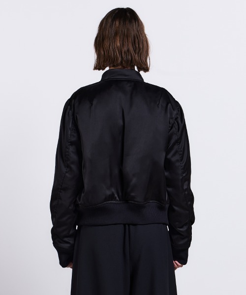 Sov. ma1 ma-1 サテンMA-1ジャケット レディース : ZOZOTOWN Yahoo!店