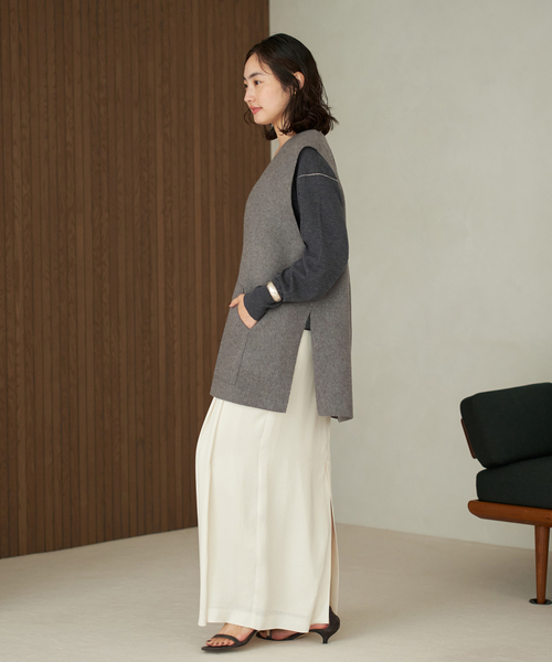 plage（プラージュ） ベスト ジレ 「追加」WO オーバーベスト