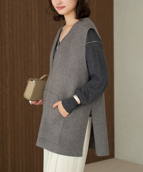 plage（プラージュ） ベスト ジレ 「追加」WO オーバーベスト