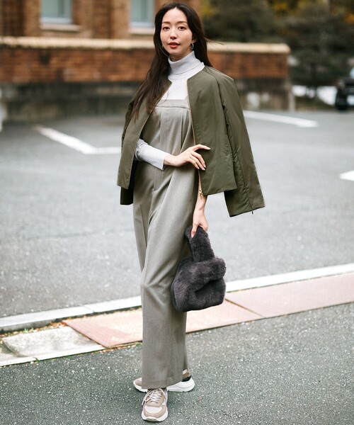 サロペット オーバーオール 「VERY3月号掲載/洗える」TRコンフォート