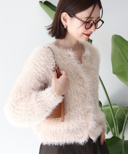 AMERICAN HOLIC（アメリカンホリック） カーディガン シャギーニット