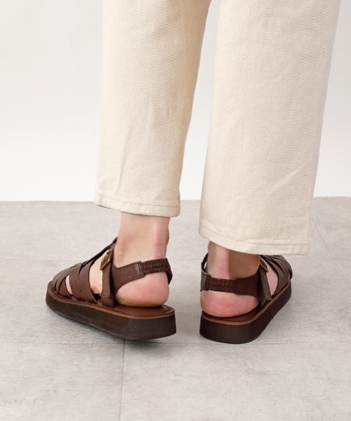 Piedi Nudi（ピエディヌーディ） サンダル hocco/ホッコ 編み込み