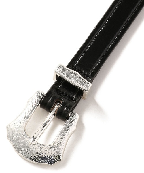 TORY LEATHER（トリーレザー） ベルト 3/4 inch 3-Piece Silver Buckle