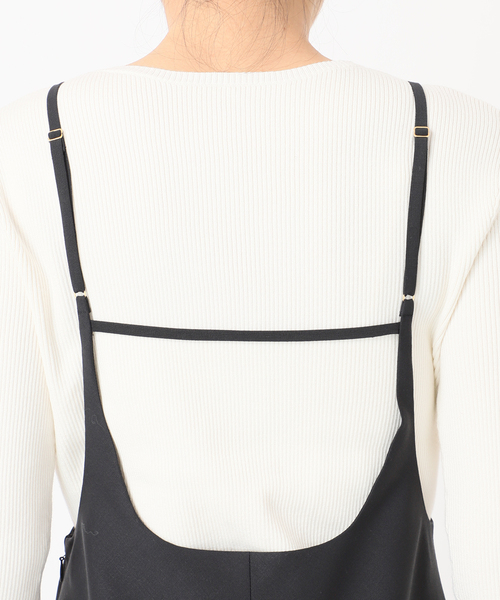 NOBLE（ノーブル） スカート キャミストラップフレアスカート