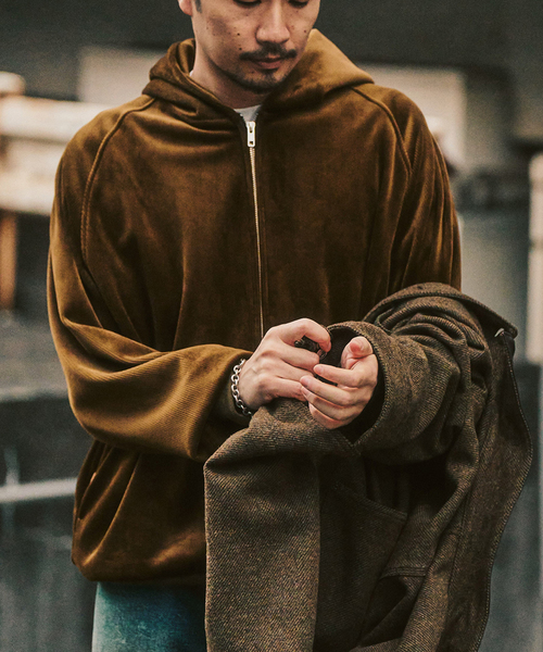 417 EDIFICE（フォーワンセブンエディフィス） パーカー コーディロイ