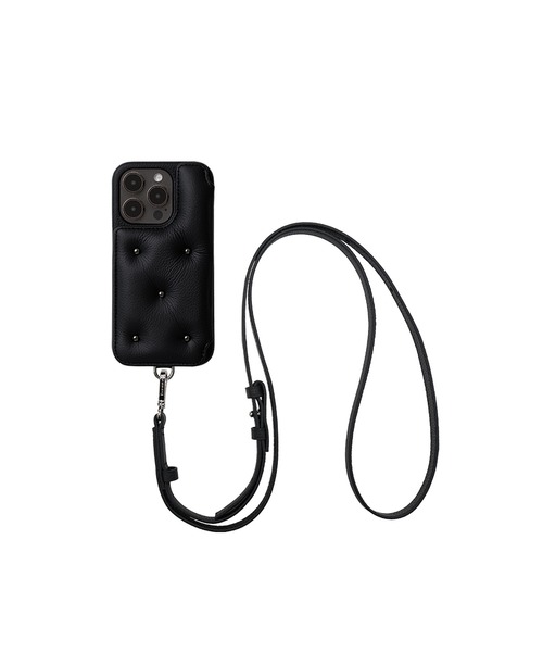 DEMIU（デミュウ） スマホケース BALLON CINQブラック×ブラック