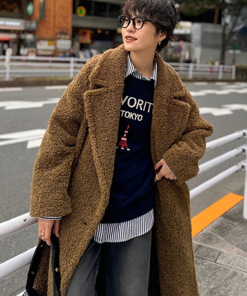 NOLLEY'S Sophi（ノーリーズソフィー） アウター フェイクテディファー