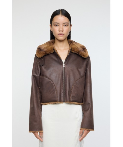 MOUSSY（マウジー） ブルゾン アウター 「25年AW新作」REVER FAUX