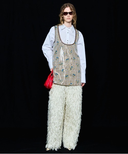 MAISON SPECIAL（メゾンスペシャル） パンツ Feather Pants/フェザー