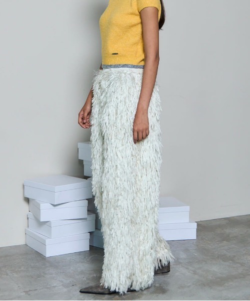 MAISON SPECIAL（メゾンスペシャル） パンツ Feather Pants/フェザー