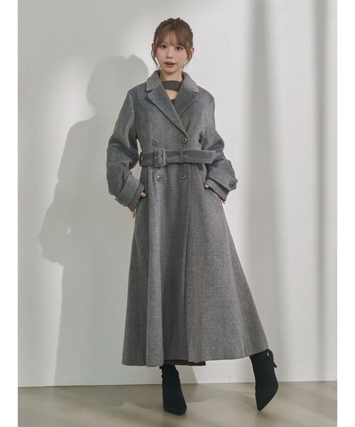 EATME（イートミー） コート アウター ダブルテーラードロングコート