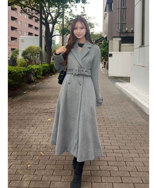 EATME（イートミー） コート アウター ダブルテーラードロングコート