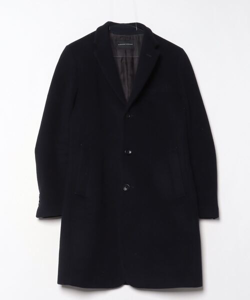 LOUNGE LIZARD（ラウンジリザード） チェスターコート 2 ネイビー