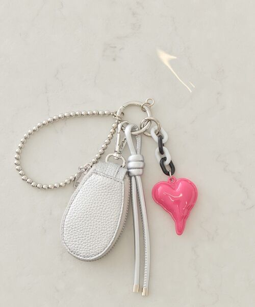 agete（アガット） チャーム K10アメジスト／パールピアスチャーム