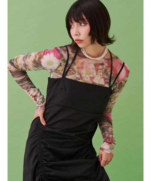 jouetie（ジュエティ） ワンピース イレギュラーギャザーキャミ