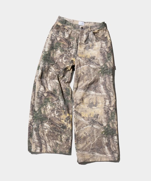 Camphor wood パンツ wide baggy real tree painter trousers / ワイド