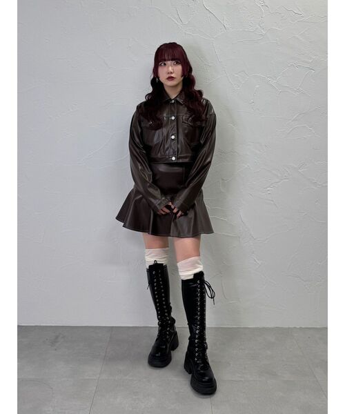 jouetie（ジュエティ） セットアップ マルチWAYフェイクレザー