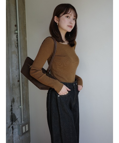 anuans（アニュアンス） ニット セーター シルクカシミアブレンド