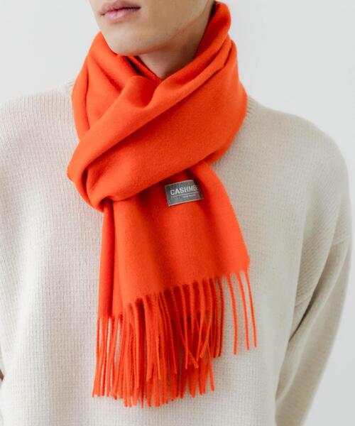 URBAN RESEARCH（アーバンリサーチ） マフラー ソリッドカシミヤ