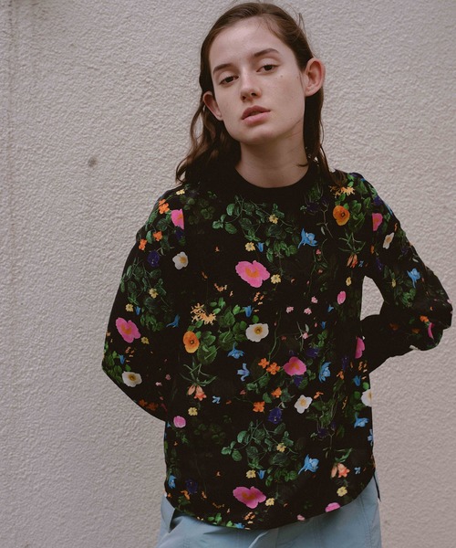 NOISEMAKER（ノイズメーカー） ブラウス シャツ ボタニカル柄ブラウス