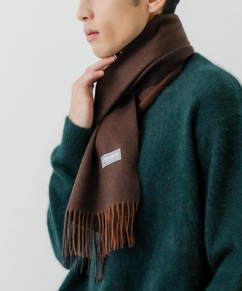 URBAN RESEARCH（アーバンリサーチ） マフラー バイカラーカシミヤ