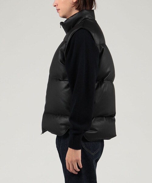 TOMORROWLAND（トゥモローランド） ダウンベスト ベスト ラムレザー