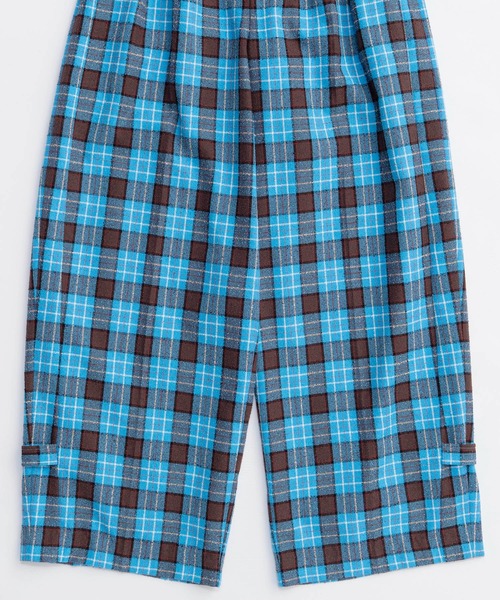 MAISON SPECIAL（メゾンスペシャル） パンツ Loop Yarn Plaid Two-tuck