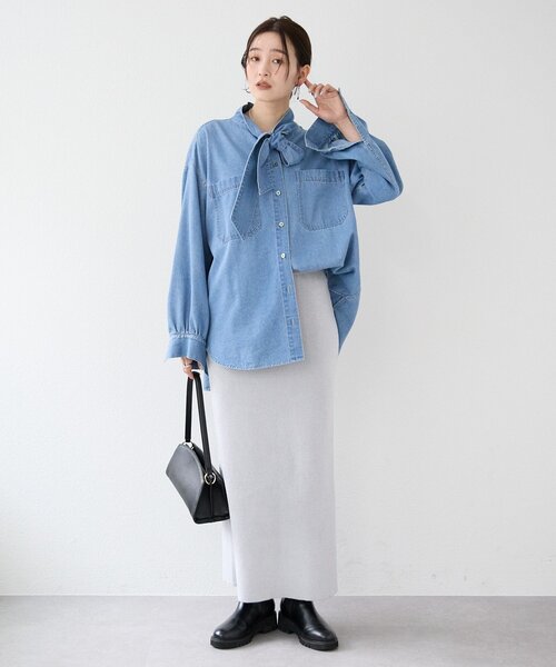 RIVE DROITE（リヴドロワ） ブラウス シャツ 「新色追加/抜け感