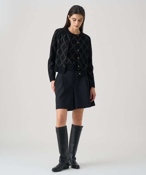 ANAYI（アナイ） パンツ ストレッチウールキュロットパンツ レディース