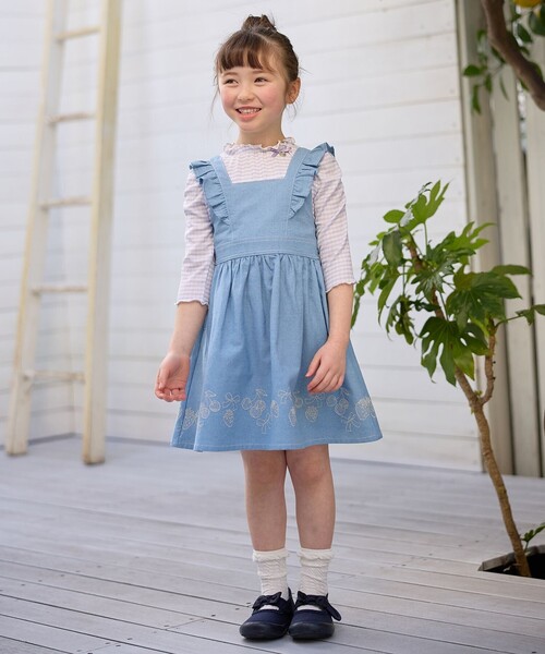 ANY（エニィ） スカート 「チェリーベリーシリーズ」フルーツ 刺繍