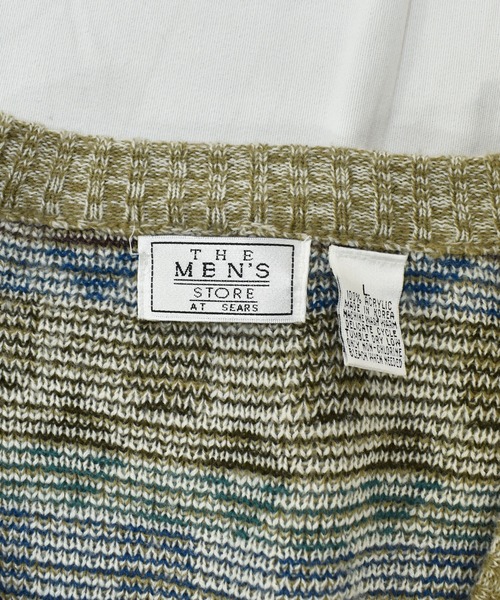VINTAGE カーディガン 「ヴィンテージ古着」90's SEARS/シアーズ 総柄
