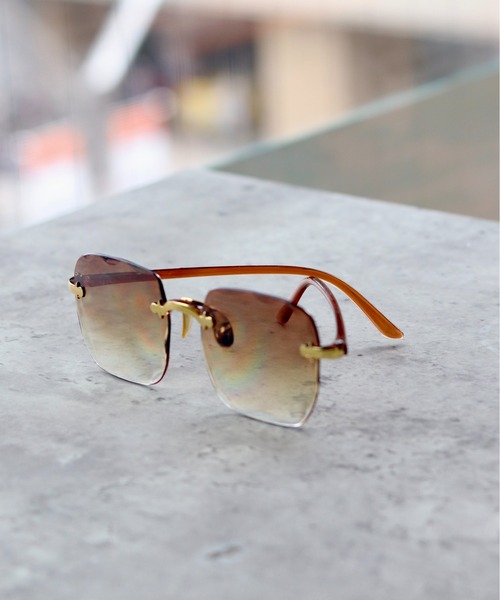 ALMO サングラス レディースリムレスサングラス(BDS) レディース