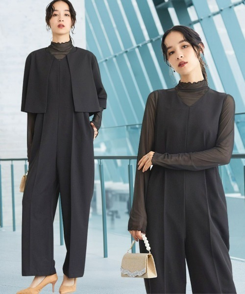 Callarus セットアップ ショート丈デザインオールインワンパンツ