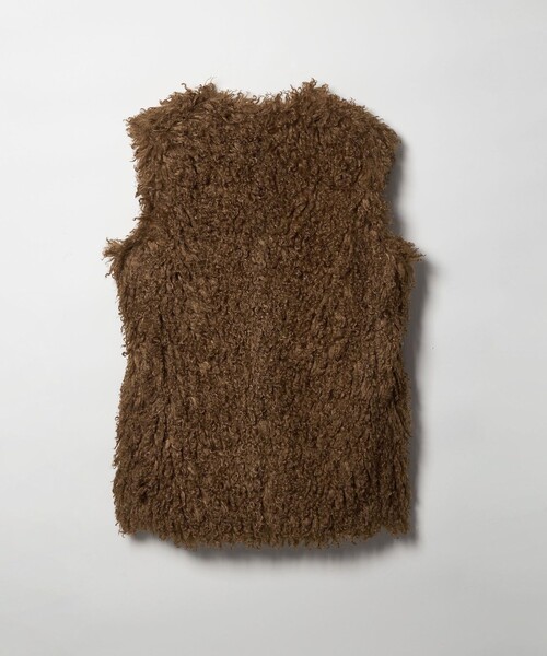 CINOH（チノ） ベスト ジレ 「CINOH」ロング ボア ベスト レディース