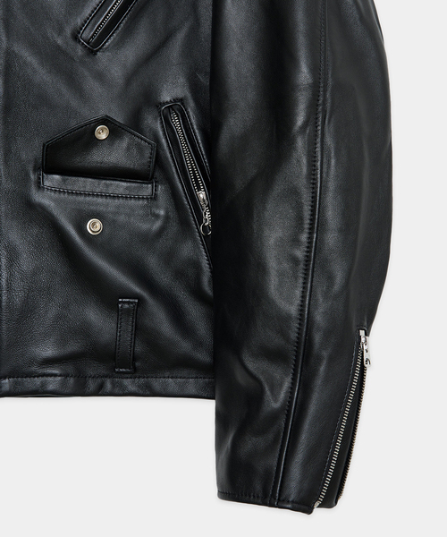 EDIFICE（エディフィス） 革ジャン ライダース 「Schott × markaware