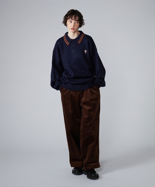 ONCILY（オンシェリー） セーター ニット ASSORT VOLUME KNIT POLO