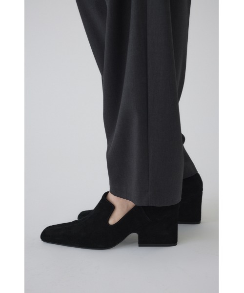 RIM.ARK パンプス Suede square toe heel スエードスクエアトゥヒール