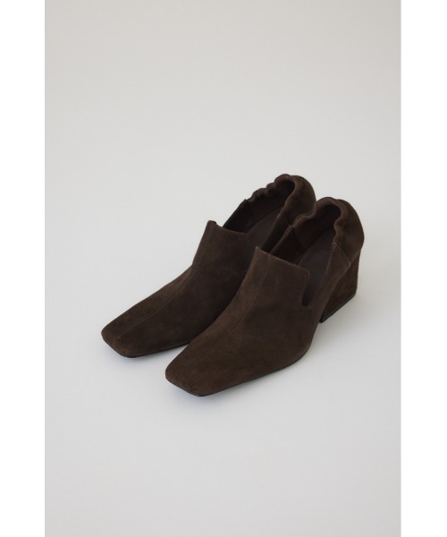 RIM.ARK パンプス Suede square toe heel スエードスクエアトゥヒール