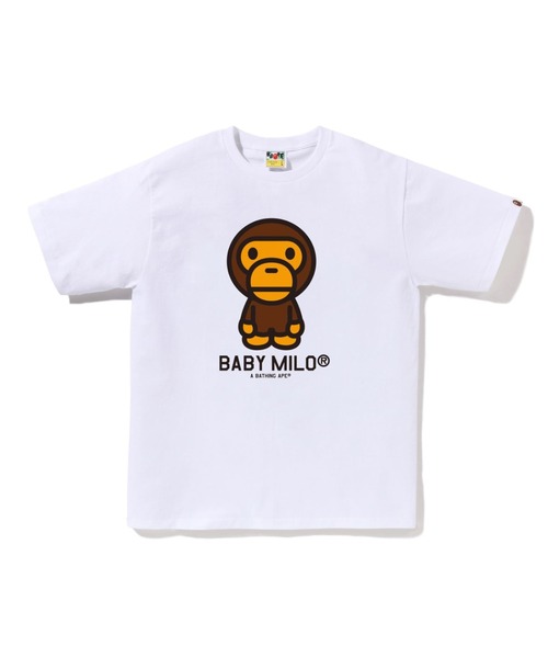 A BATHING APE（アベイシングエイプ） tシャツ BABY MILO TEE メンズ