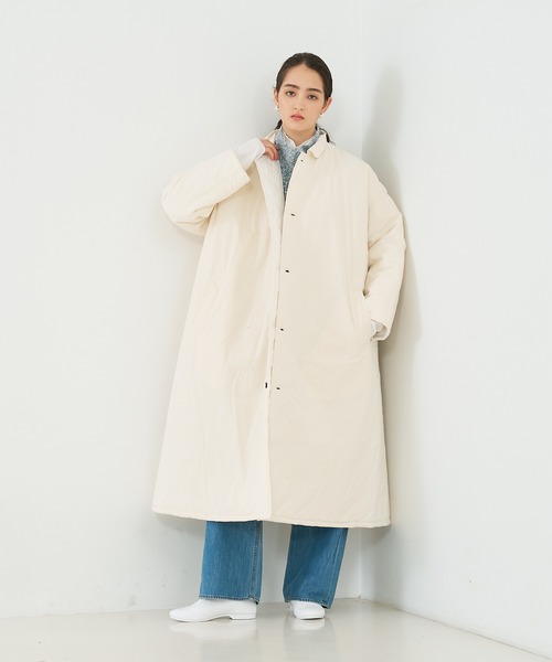 Yarmo（ヤーモ） ステンカラーコート コート 「yarmo/ヤーモ」Quilting