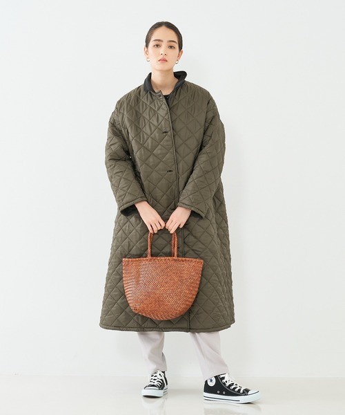 Yarmo（ヤーモ） ステンカラーコート コート 「yarmo/ヤーモ」Quilting